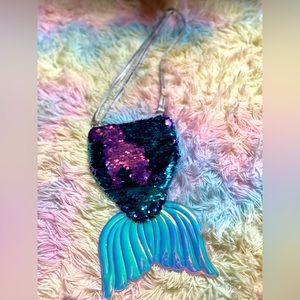 Justice mermaid tail purse